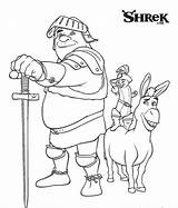 Shrek Donkey Library sketch template