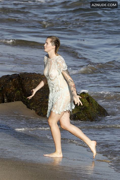 Ireland Baldwin Sexy On A Photoshoot On The Beach In Malibu Aznude