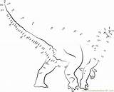 Dot Dinosaur Connect Dots Tracing Kids Dinosaurs Printable Coloring Worksheets Ornithopods Pages Activityshelter Printables Connectthedots101 Numbers Print Same Different Sheets sketch template