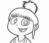 Coloring4free Despicable Agnes Edith sketch template