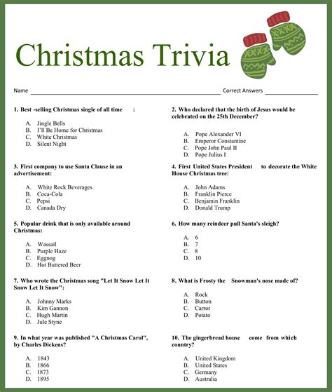 printable christmas carol games