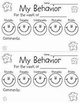 Preschool Behaviour Stoplight Printables Perfectly Behavioral Informed Future Communication sketch template