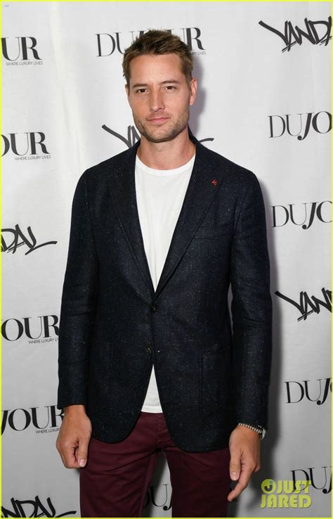 Full Sized Photo Of Justin Hartley Cant Keep It Together In Cue Card
