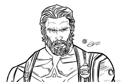 avengers infinity war coloring coloring pages