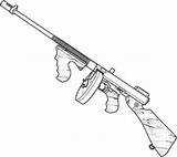 Gun Drawing Thompson Shotgun Warranty Tommy Year Magnum T1 Getdrawings Tm1 T5 sketch template
