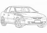 Holden Commodore Vy 2003 Vz Aerpro sketch template