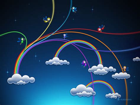 rainbows rainbows wallpaper  fanpop