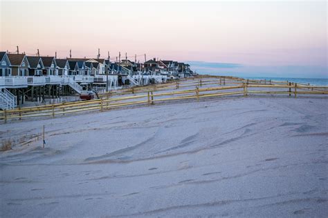 beach replenishment completed  toms rivers north beaches