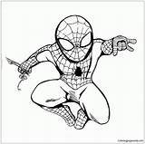 Spiderman Coloring Spider Man Pages Cartoon Chibi Baby Bw Drawing Draw Color Clipart Template Print Cute Deviantart Printable Face Online sketch template