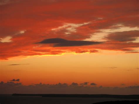 red flame sunset  manorbier joysaphine flickr