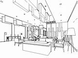 Reception Drawing Desk Vector Illustrations Interior Perspective Sketch Outline Space Clip Newest Results Office sketch template