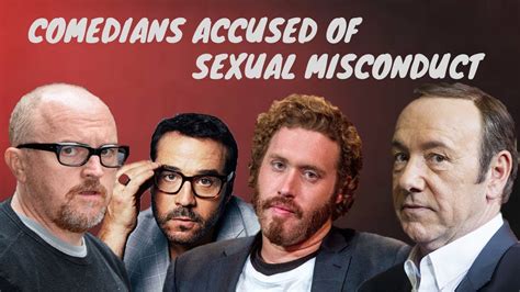 A List Of Comedians Accused Of Sexual Harassment Misconduct Or