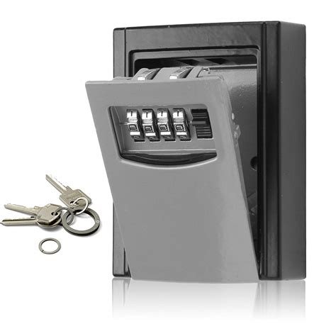 multiware wall mount key safe box steel key lock box  combination lock amazoncouk diy