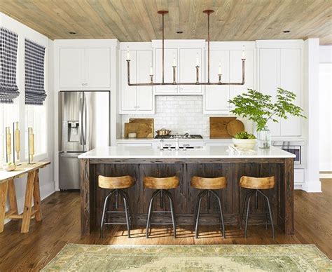 feature friday country living lake house   year lake house kitchen kitchen island