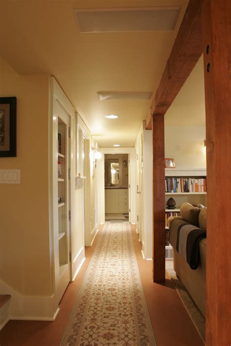 finished basement traditional hall seattle  sortun vos architects ps houzz