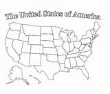 Coloring Map Pages Usa Kids States United America Printable Bestcoloringpagesforkids State Blank Maps sketch template