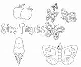 Coloring Pages Thankful Thanks Give Being sketch template