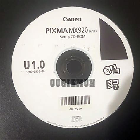 setup cd rom  canon pixma mx series printer software windows