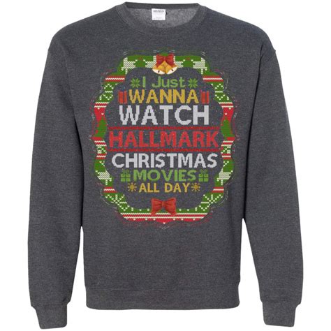 wanna  hallmark christmas movies  day sweater shirts