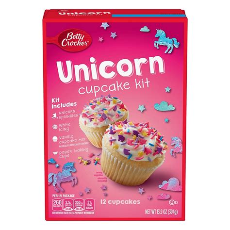 betty crocker unicorn cupcake kit shop baking mixes