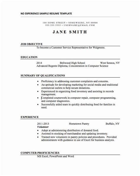 time resume template inspirational  basic resumes examples