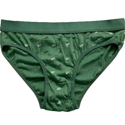 ladies green cotton printed panty size large at rs 40 piece in delhi