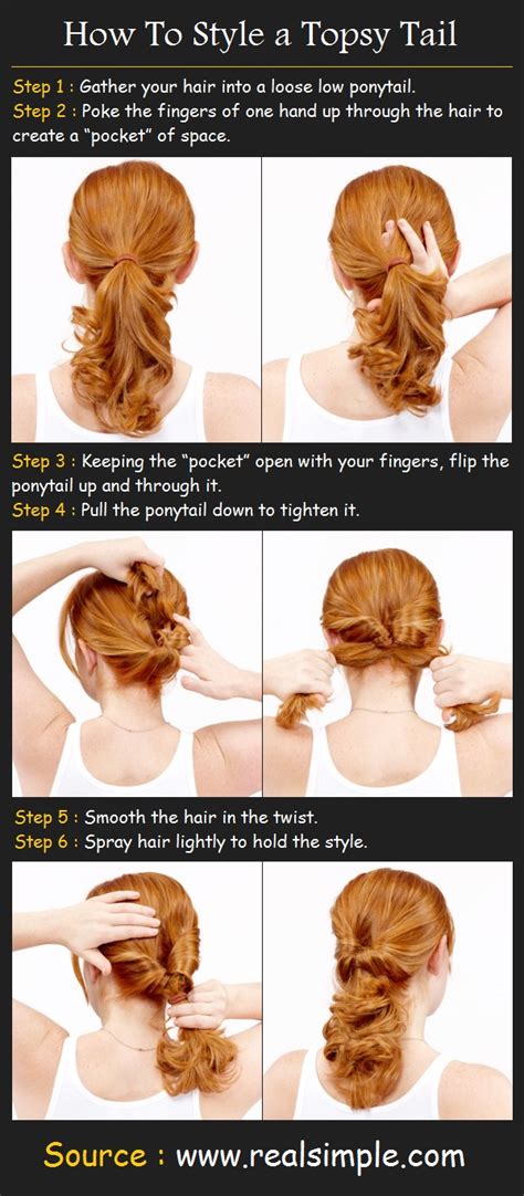 how to style a topsy tail pinterest tutorials