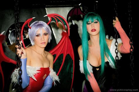 lilith and morrigan chains cosplay lilith chain