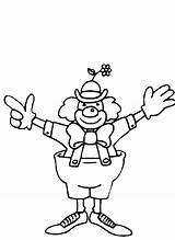 Clown Coloring Pages Printable Kids Printables Worksheets Colour Happy Balloons Bestcoloringpagesforkids sketch template