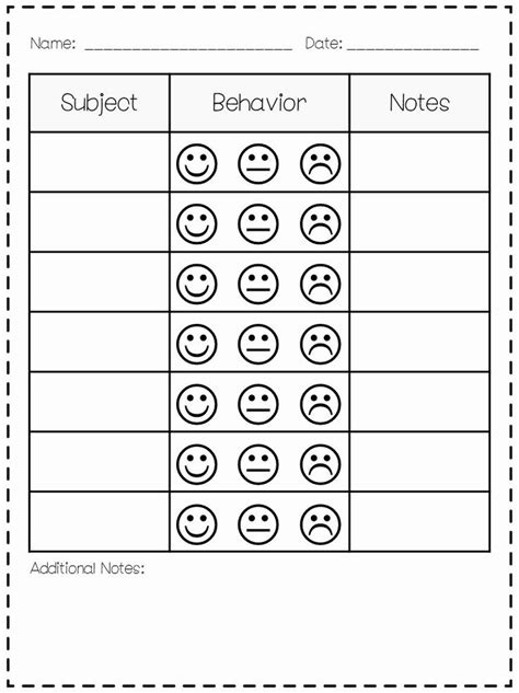 printable behavior worksheets  kindergarten printable word