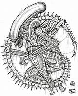 Xenomorph Alien Coloring Pages Drawings Funny Film Deviantart Omalovánky Drawing Aliens Introducing Draw Horor Vs Sketch Predator Template Tattoo Sheets sketch template