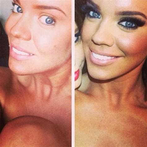 helen flanagan posts bare faced selfie to raise money for cancer charity daily mail online