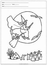Bruxa Desenho Vassoura Voando Bruxas Aprender Ler Escolha Lereaprender sketch template