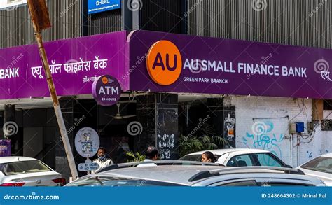 au small finance bank    au bank india editorial photography image  bank