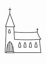 Iglesia Para Colorear Dibujo Dibujos Descargar Imágenes Grandes Gratis sketch template