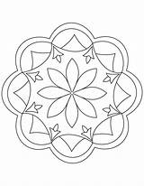 Coloring Rangoli Pages Adults Kids Celtic Knot Geometric sketch template