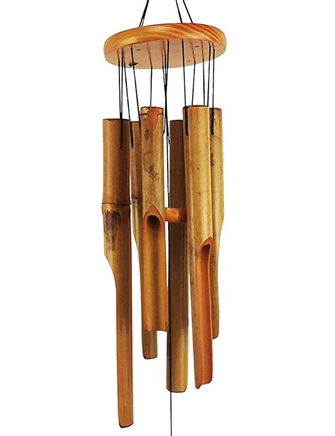 mumtop bamboo wind chime outdoor wooden  wind chimes  garden patio home  outdoor