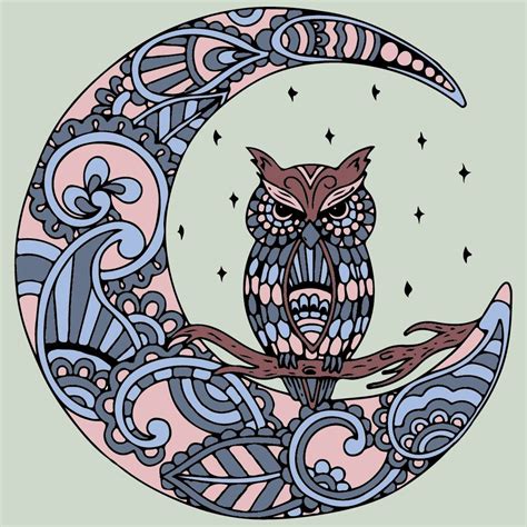 owl coloring pages mandala coloring pages adult coloring books