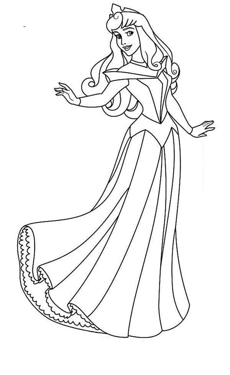 lovely princess aurora coloring page  print  coloring
