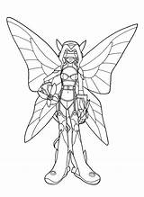 Digimon Coloring Animaatjes Frontier Malvorlagen Coloriages Kazemon Malvorlage Kleurplaat Animes sketch template