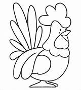 Rooster Coloringbay sketch template