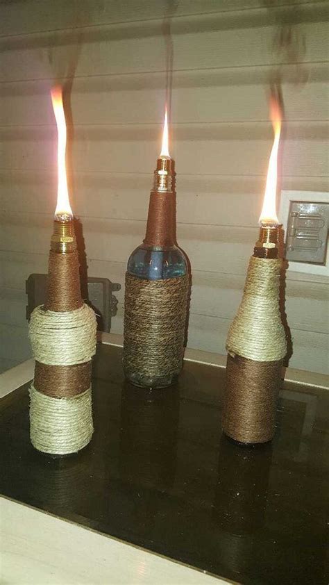 table top tiki torches  flammintorches  etsy tiki torches table top tiki torch bottles