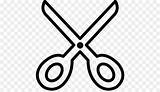 Outline Clipart Shears Line Transparent Scissors Webstockreview Circle sketch template