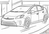 Toyota Coloring Pages Camry Prius Template Sketch sketch template