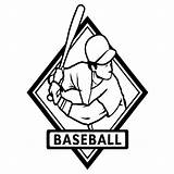 Baseball Diamond Drawing Cliparts Coloring Clipart Pages Library Getdrawings sketch template