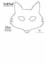 Wolf Mask Template Printable Pdf sketch template