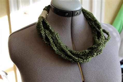 shellmo crochet chain necklace