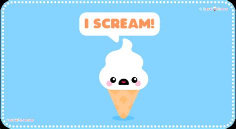 Icecream Joke Cute Food Kawaii Cartoon Flickr Photo