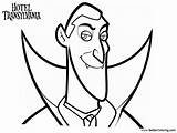 Hotel Transylvania Dracula Coloring Pages Kids Printable Color Adults sketch template