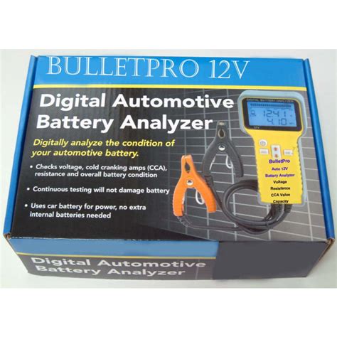 bulletpro  automotive battery analyzer interequip